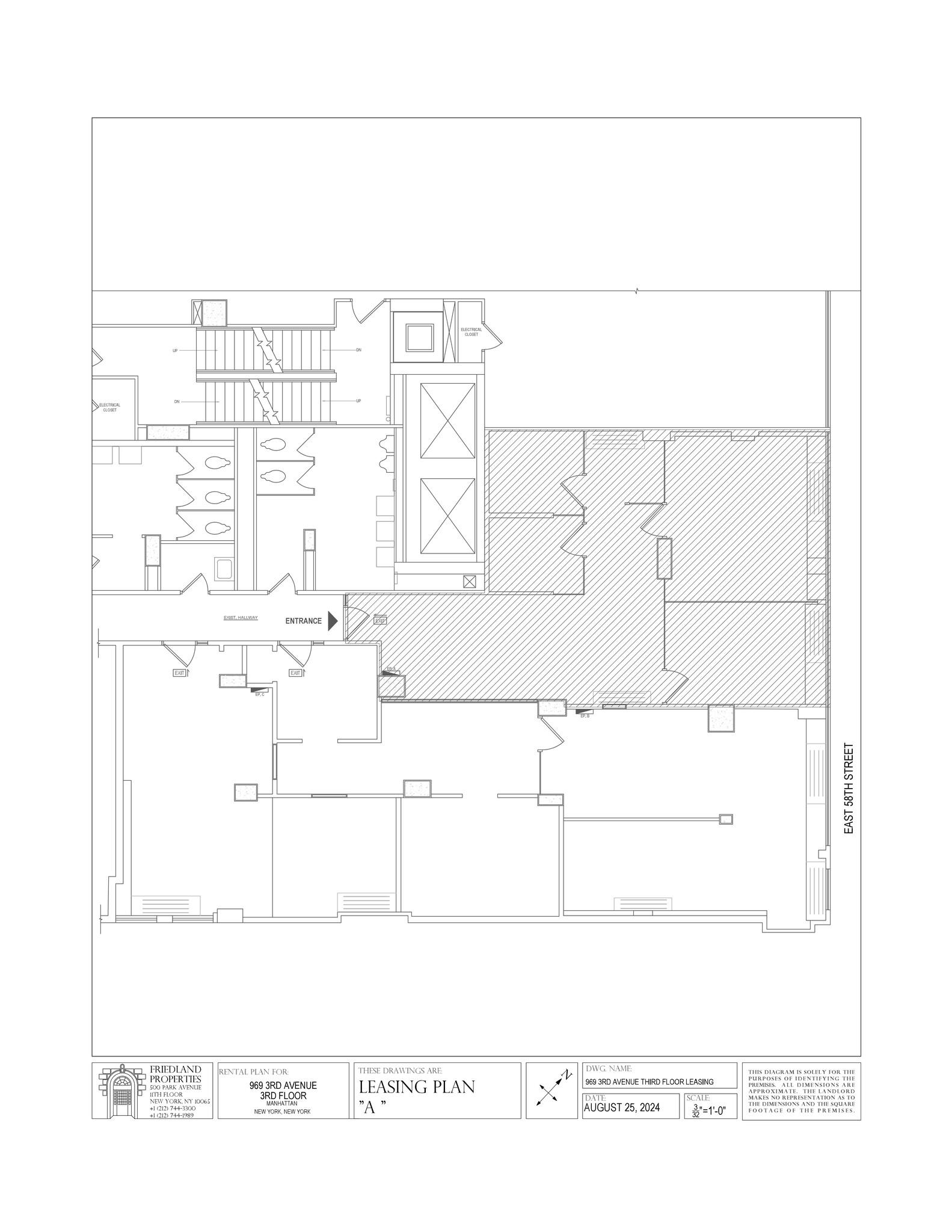 969 Third Ave, New York, NY à louer Plan de site- Image 1 de 1