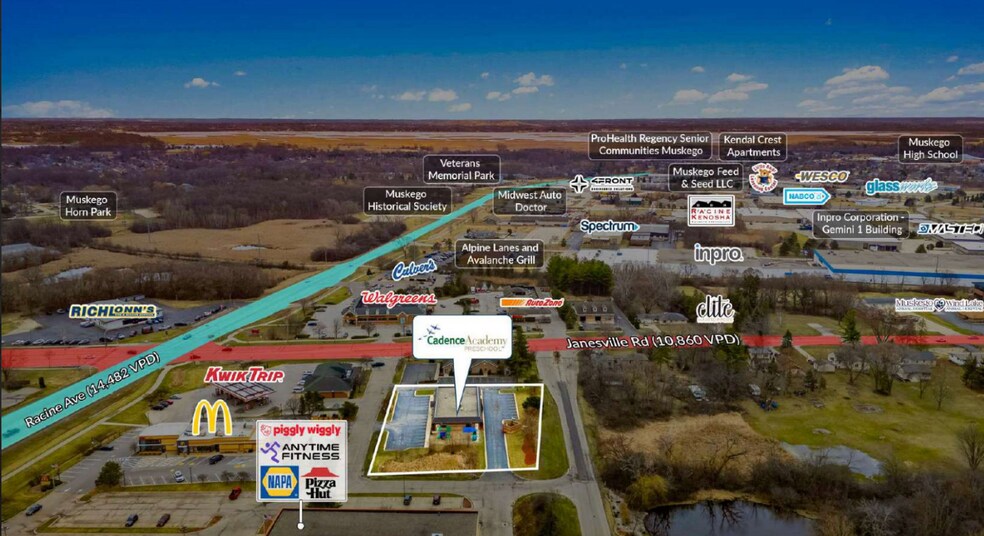 S80W18906 Janesville Rd - Muskego, WI 53150, Muskego, WI à vendre - Photo du bâtiment - Image 3 de 4