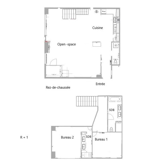 Office in Villeurbanne for sale - Floor Plan - Image 1 of 10