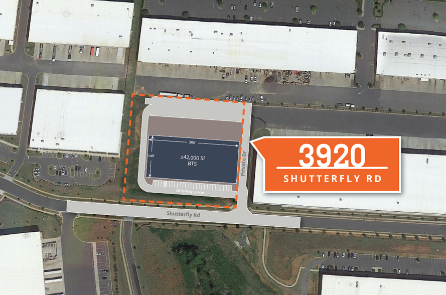 3920 Shutterfly Road, Charlotte, NC for lease - Building Photo - Image 1 of 1