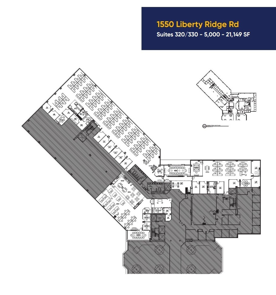 1500-1550 Liberty Ridge Dr, Wayne, PA for lease Floor Plan- Image 1 of 1