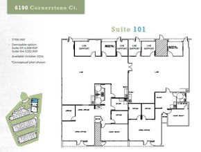 6185 Cornerstone Ct E, San Diego, CA for lease Floor Plan- Image 1 of 1