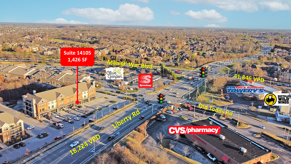 2985 Liberty Rd, Lexington, KY à louer - Aérien - Image 2 de 12