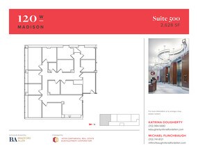 120 W Madison St, Chicago, IL à louer Plan d’étage- Image 1 de 2
