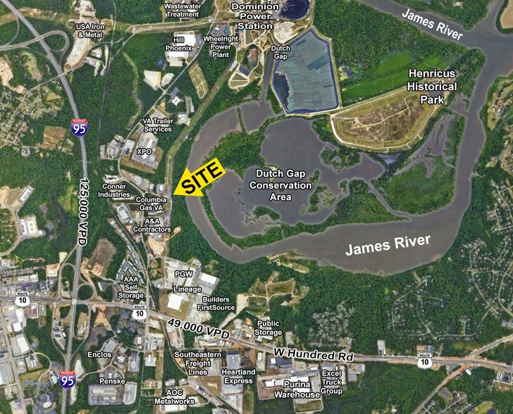 1701 Coyote Dr, Chester, VA for sale - Aerial - Image 2 of 6