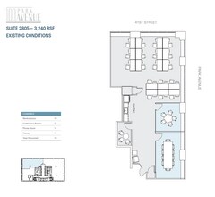 100 Park Ave, New York, NY à louer Plan d  tage- Image 1 de 1