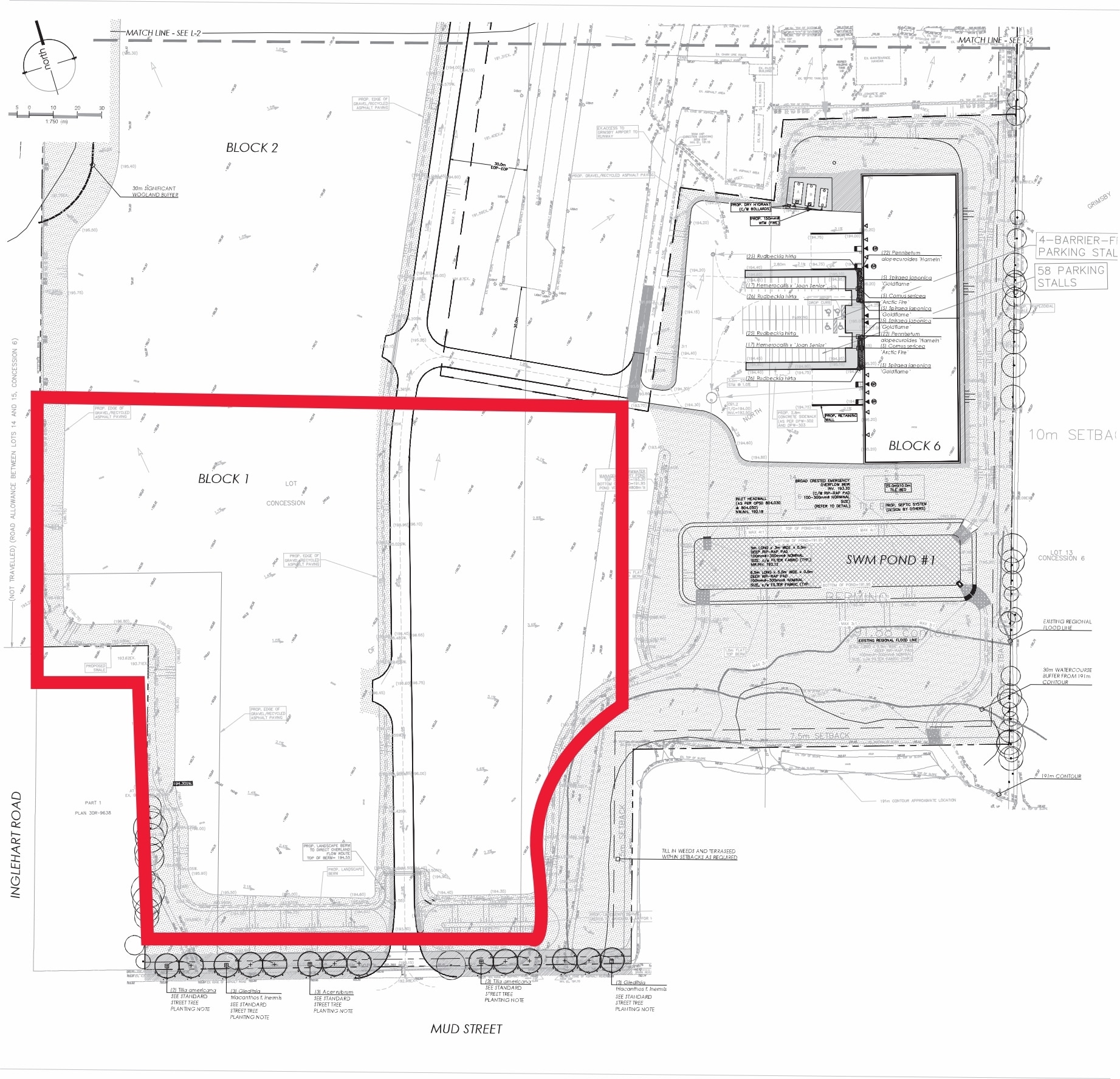 262 Mud St W, Grimsby, ON for lease Site Plan- Image 1 of 4