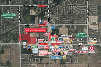 5740 US-6, Portage, IN - Aerial  map view