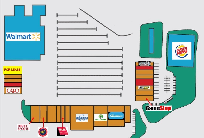 300-326 Columbus Corners Dr, Whiteville, NC à louer - Plan de site - Image 2 de 30