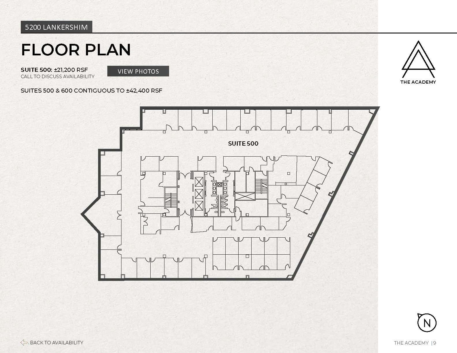 5200 Lankershim Blvd, North Hollywood, CA à louer Plan d’étage- Image 1 de 1