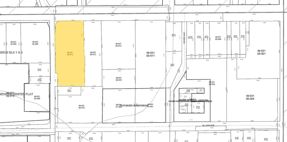8790 W Colfax Ave, Lakewood, CO à louer - Plan cadastral - Image 2 de 34