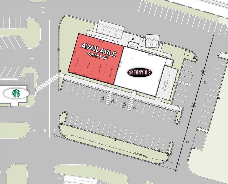 US 52 & S. 600 W., New Palestine, IN for lease - Site Plan - Image 3 of 7