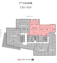 950 F St NW, Washington, DC for lease Floor Plan- Image 1 of 9