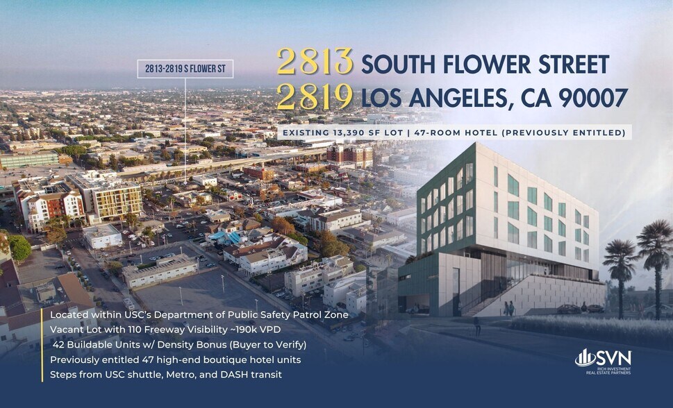 2813 S Flower St, Los Angeles, CA à vendre - Photo principale - Image 1 de 18