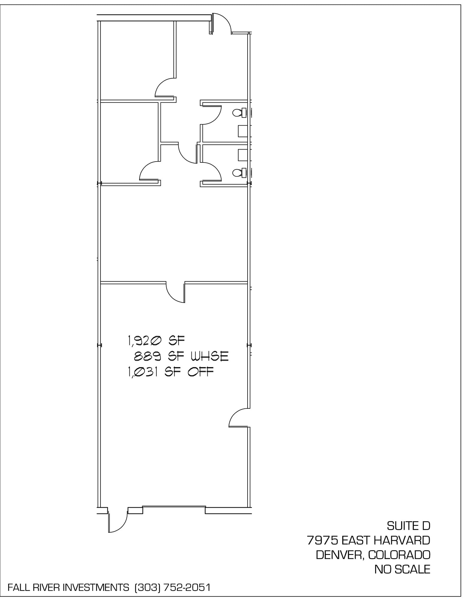 7925 E Harvard Ave, Denver, CO for lease Site Plan- Image 1 of 1