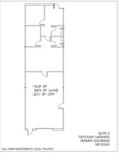 7925 E Harvard Ave, Denver, CO for lease Site Plan- Image 1 of 1