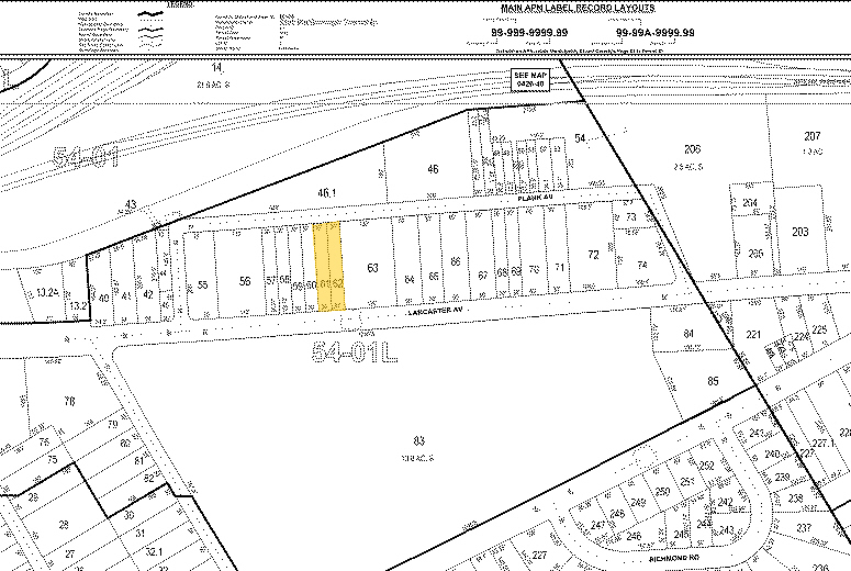 183-185 W Lancaster Ave, Paoli, PA for sale - Plat Map - Image 2 of 7