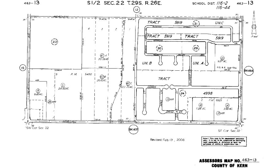 NWC Rosedale and Renfro Hwy, Bakersfield, CA à louer - Plan cadastral - Image 2 de 11