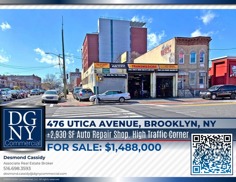 476 Utica Ave, Brooklyn, NY for sale - Building Photo - Image 1 of 8