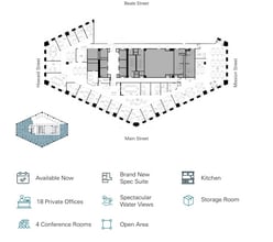 201 Mission St, San Francisco, CA for lease Floor Plan- Image 1 of 4