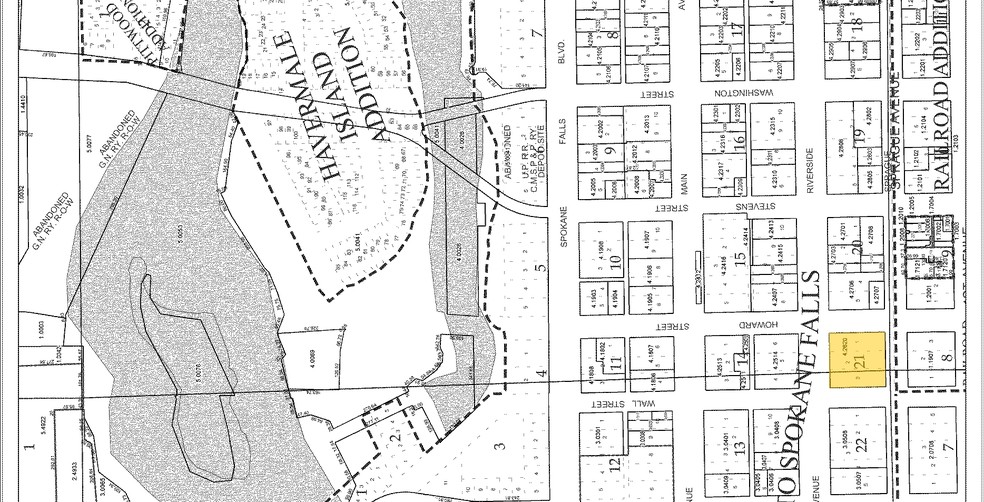 601 W Riverside Ave, Spokane, WA à louer - Plan cadastral - Image 2 de 11