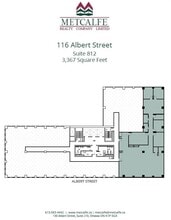 116 Albert St, Ottawa, ON for lease Floor Plan- Image 2 of 2