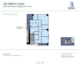 2001 Market St, Philadelphia, PA for lease Floor Plan- Image 1 of 1