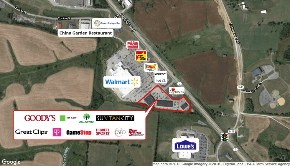 191-219 Wal Mart Way, Maysville, KY for lease - Building Photo - Image 2 of 10