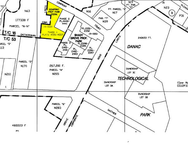 16029-16059 Comprint Cir, Gaithersburg, MD for lease - Plat Map - Image 2 of 24