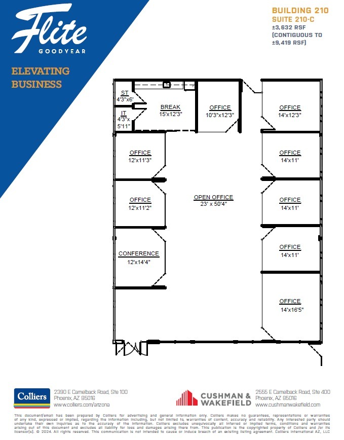 1300 S Litchfield Rd, Goodyear, AZ à louer Plan d  tage- Image 1 de 1