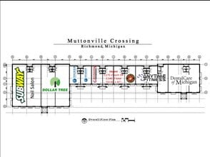 67180-67244 Gratiot Ave, Richmond, MI à louer Plan d’étage- Image 1 de 1
