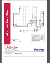 21 Staffern Dr, Vaughan, ON à louer Plan d’étage- Image 1 de 1