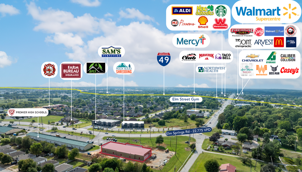 845 White Rd, Springdale, AR à vendre - Photo du bâtiment - Image 2 de 8