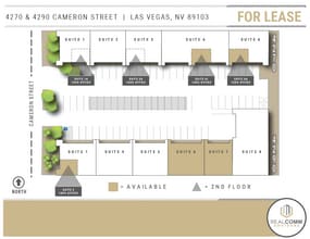 4290 Cameron St, Las Vegas, NV for lease Site Plan- Image 2 of 4