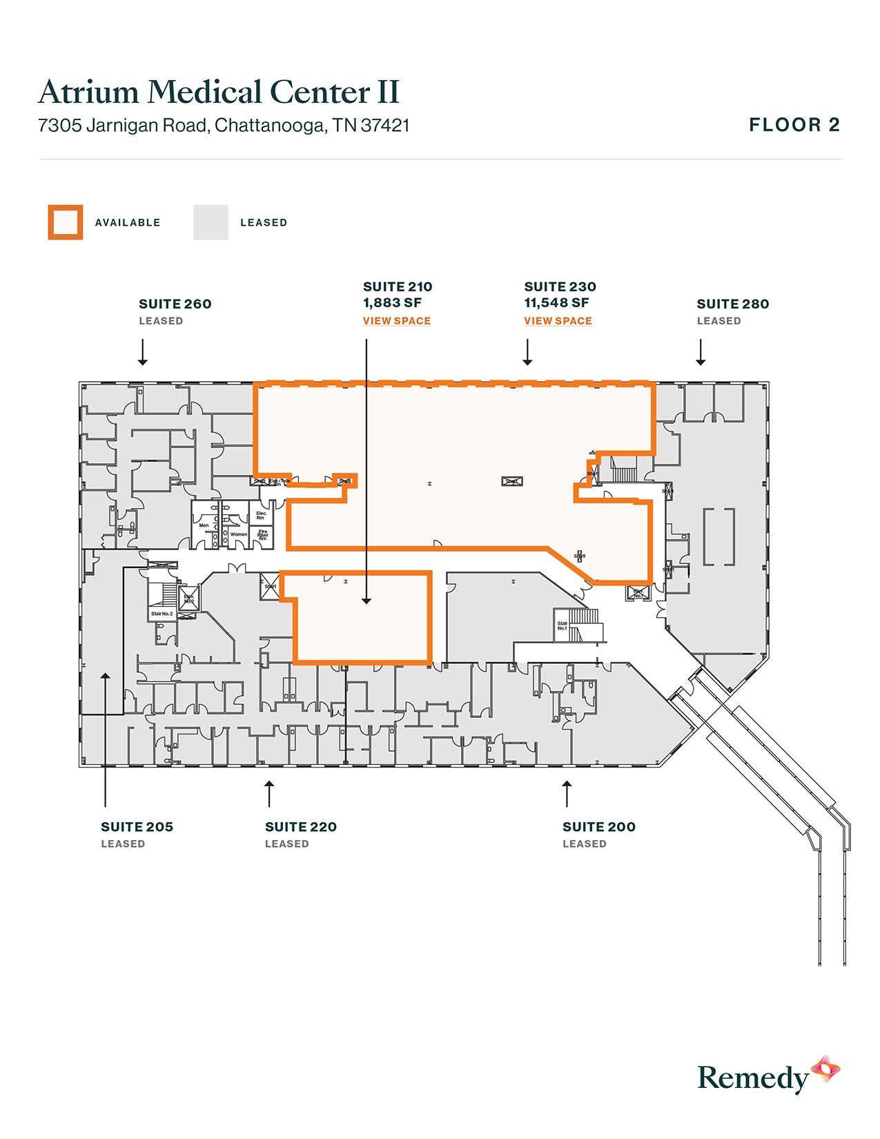 7305 Jarnigan Rd, Chattanooga, TN à louer Plan d’étage- Image 1 de 1