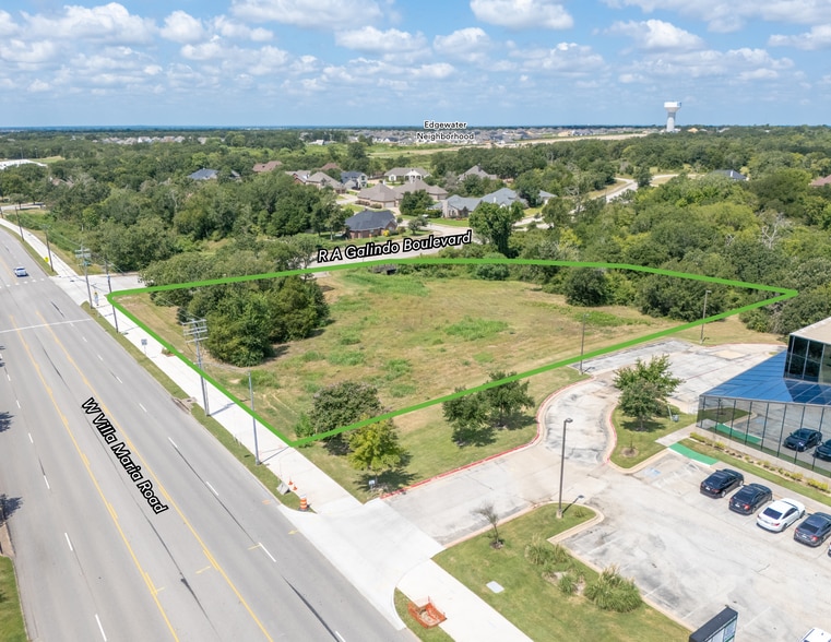 NEC of R A Galindo Parkway & West Villa Maria rd, Bryan, TX for sale - Aerial - Image 2 of 7