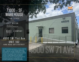 More details for 4600-4618 SW 71st Ave, Miami, FL - Industrial for Lease