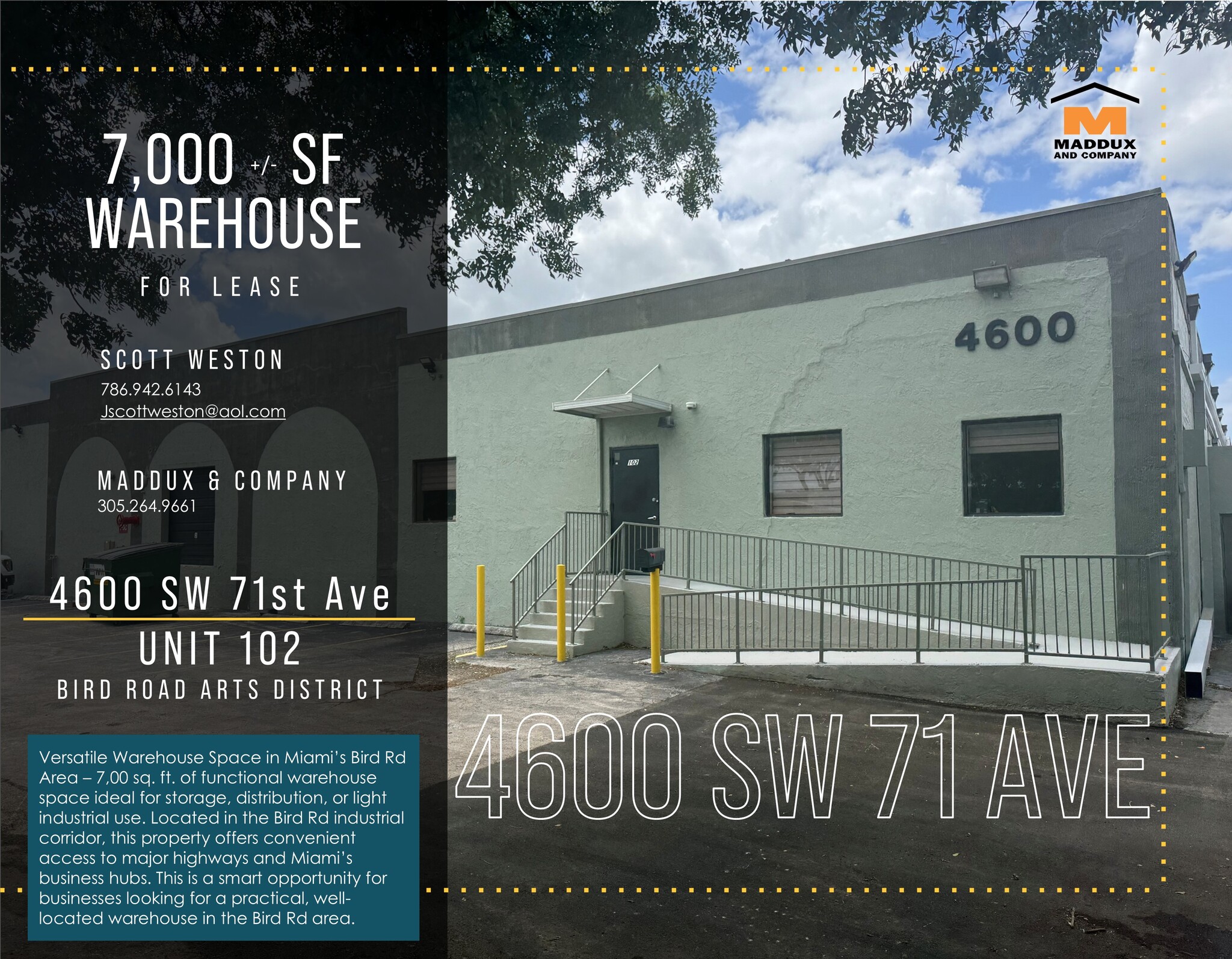 4600-4618 SW 71st Ave, Miami, FL à louer Photo intérieure- Image 1 de 5