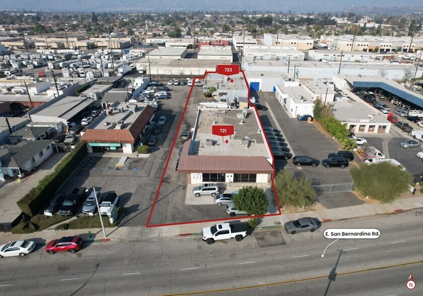721-723 E San Bernardino Rd, Covina, CA à vendre - Photo du bâtiment - Image 2 de 10