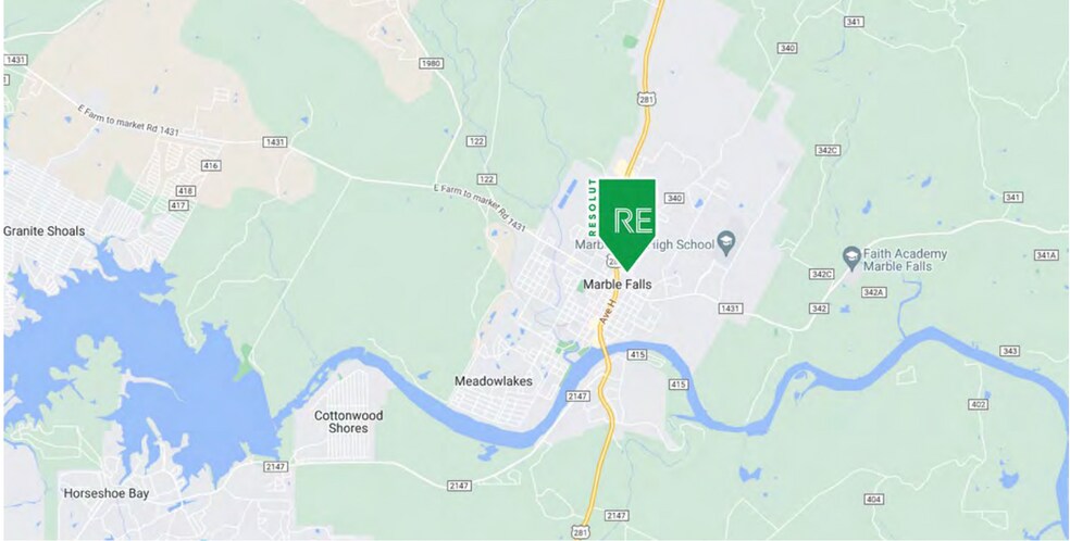 809 12th St, Marble Falls, TX à louer - Photo du bâtiment - Image 2 de 6