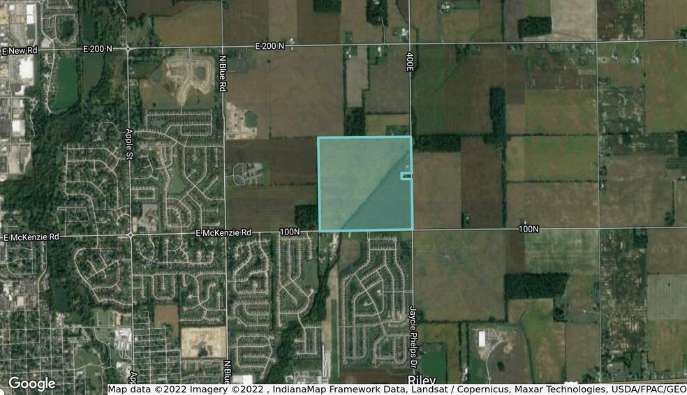N. 400 E., Greenfield, IN à vendre - Aérien - Image 2 de 3