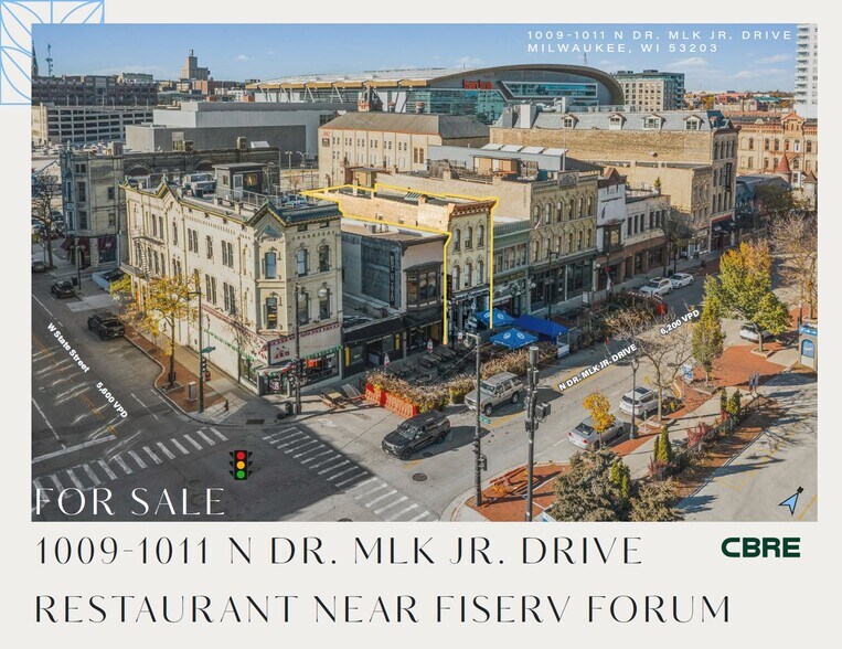 1009 N Dr Martin Luther King Jr Dr, Milwaukee, WI à vendre - Photo du bâtiment - Image 1 de 5