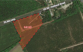 Plus de détails pour Holland Rd, Suffolk, VA - Terrain à vendre