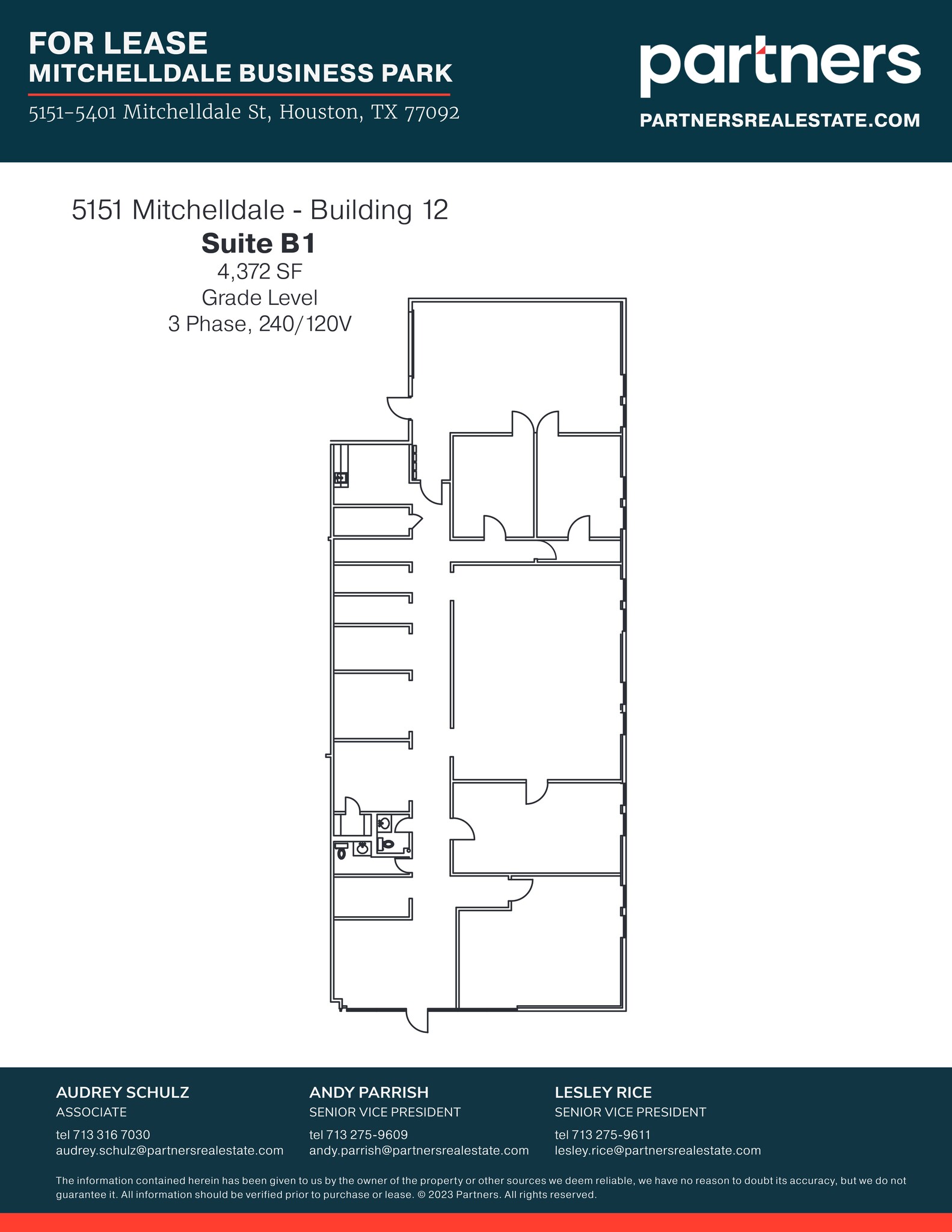 5151 Mitchelldale St, Houston, TX à louer Plan de site- Image 1 de 1