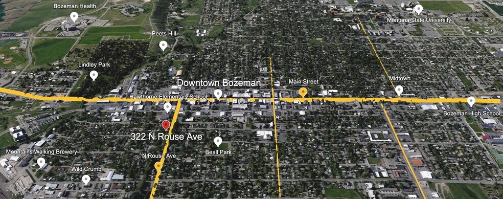 322 N Rouse Ave, Bozeman, MT à vendre - Photo du bâtiment - Image 2 de 7