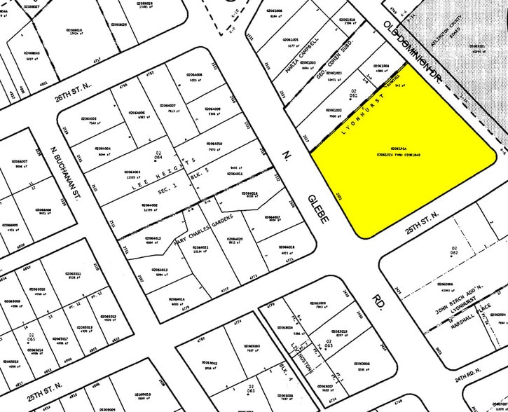 2501 N Glebe Rd, Arlington, VA for sale - Plat Map - Image 3 of 5