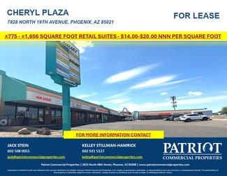 Plus de détails pour 7828 N 19th Ave, Phoenix, AZ - Vente au détail à louer