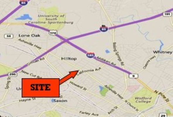 1274 Asheville Hwy, Spartanburg, SC à louer - Plan de site - Image 2 de 2