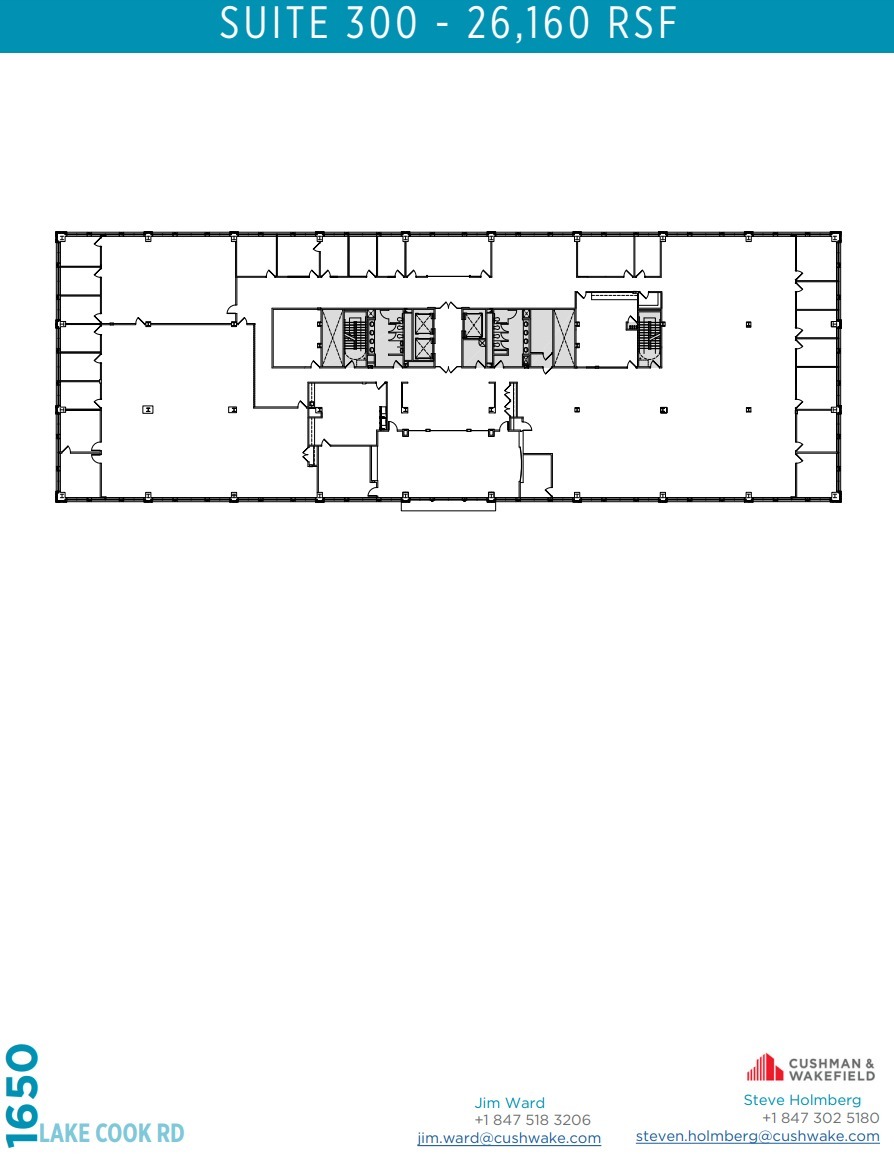 1650 Lake Cook Rd, Deerfield, IL for lease Floor Plan- Image 1 of 1