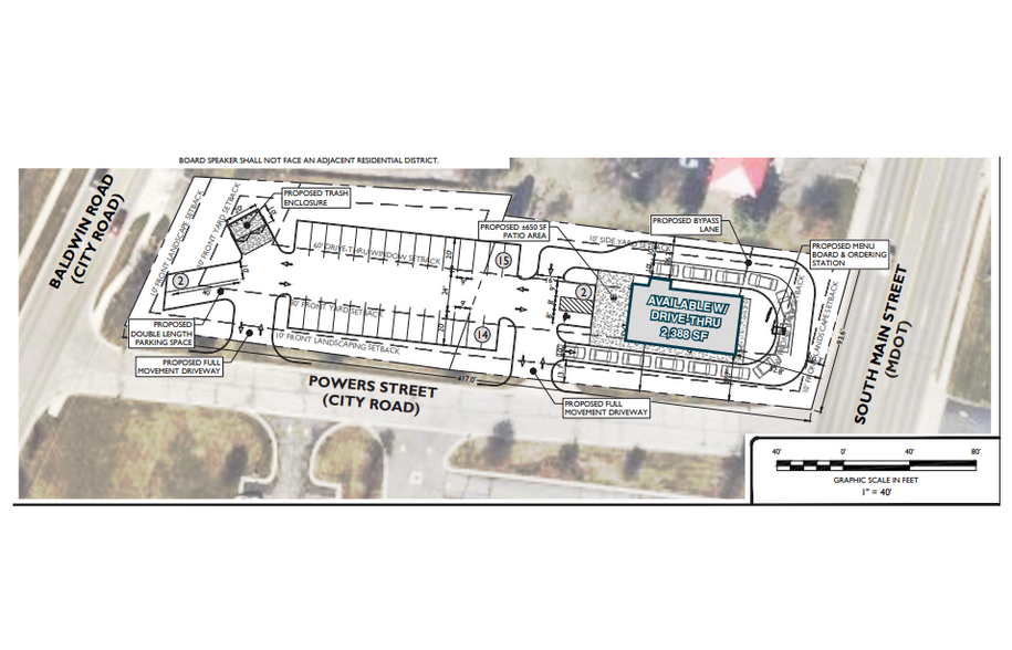 936 S Main St, Lapeer, MI à louer - Plan de site - Image 2 de 2